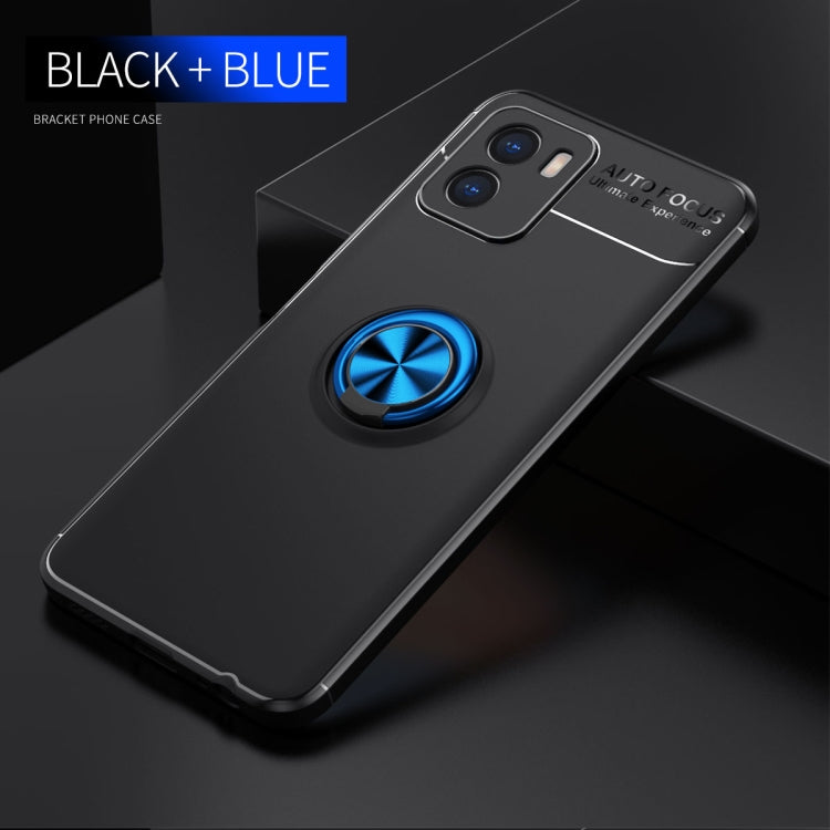 For vivo Y15 4G Metal Ring Holder 360 Degree Rotating TPU Phone Case