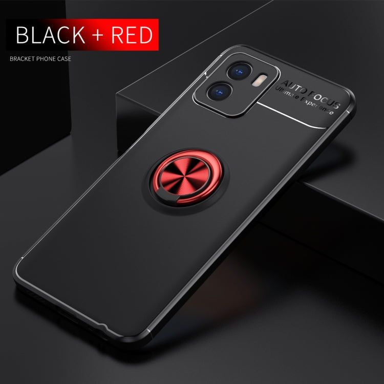 For vivo Y15 4G Metal Ring Holder 360 Degree Rotating TPU Phone Case