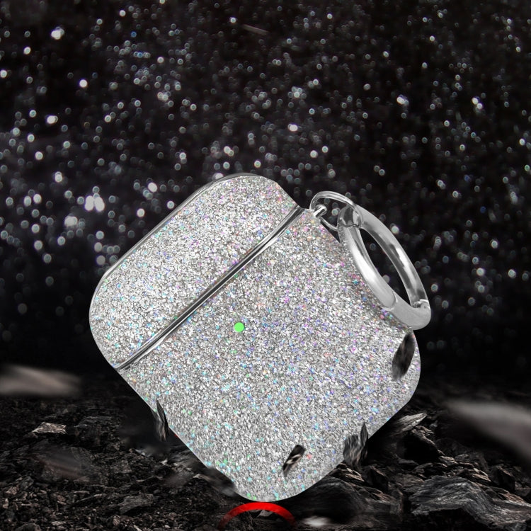 Electroplating Glitter Powder Wireless Earphone Protective Case For AirPods 1 / 2