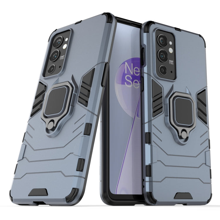 For OnePlus 9RT 5G PC + TPU Shockproof Protective Phone Case with Magnetic Ring Holder
