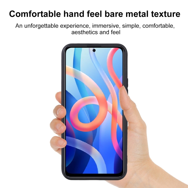 TPU Phone Case For Xiaomi Poco M4 Pro 5G (Frosted Black)