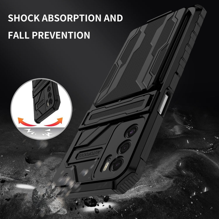 For OPPO A16 Kickstand Armor Card Wallet Phone Case