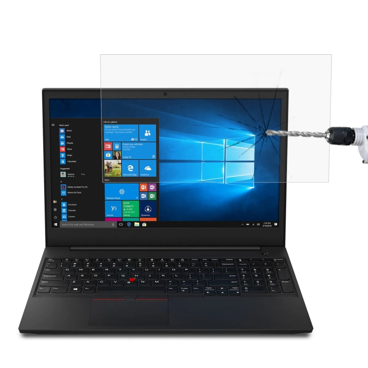 Laptop Screen HD Tempered Glass Protective Film For ThinkPad E595 15.6 inch