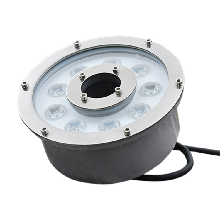 24W Landscape Colorful Color Changing Ring LED Aluminum Alloy Underwater Fountain Light(Colorful)
