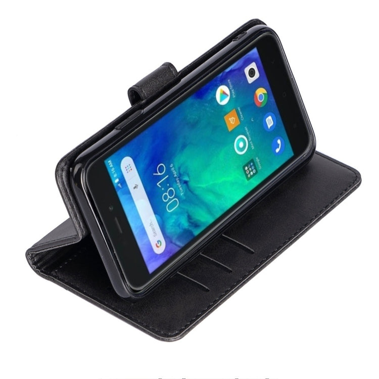 For Xiaomi Redmi Go Calfskin Texture Horizontal Flip Leather Case with Holder & Card Slots
