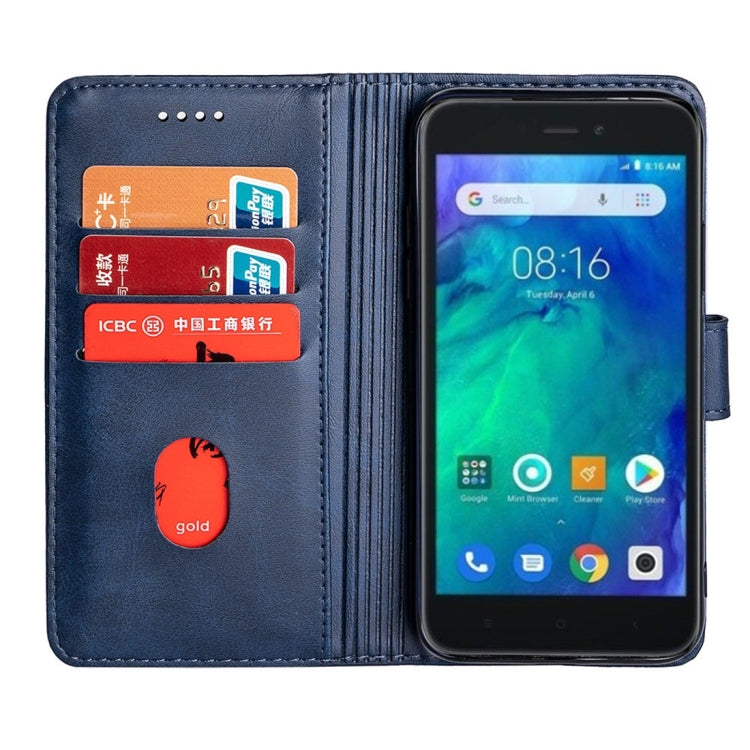 For Xiaomi Redmi Go Calfskin Texture Horizontal Flip Leather Case with Holder & Card Slots