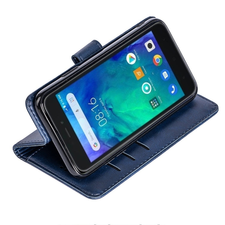 For Xiaomi Redmi Go Calfskin Texture Horizontal Flip Leather Case with Holder & Card Slots