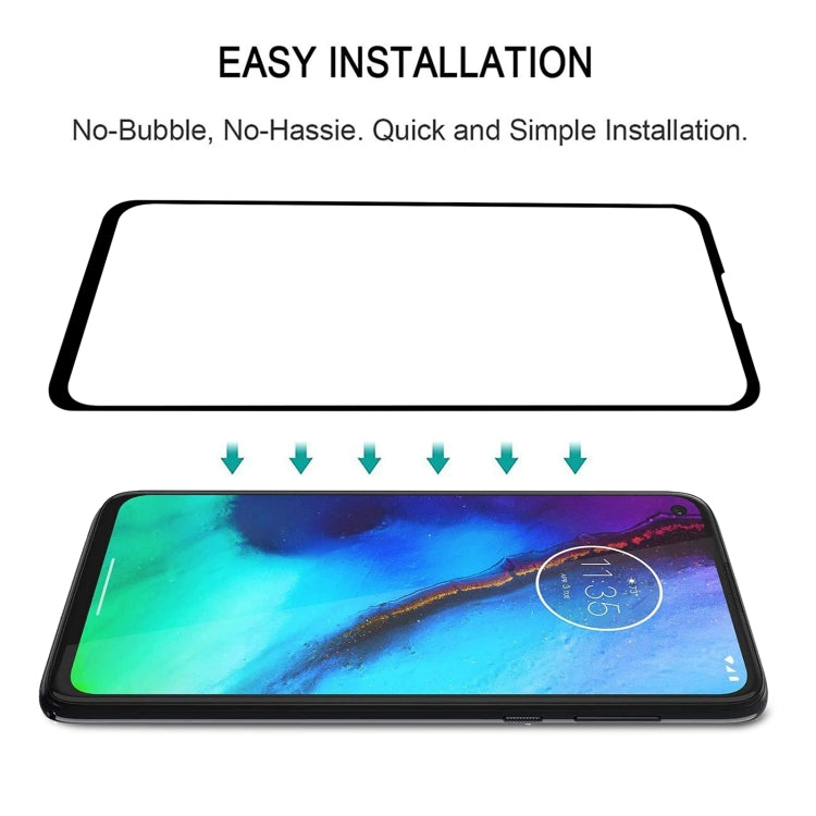 25 PCS Full Glue Cover Screen Protector Tempered Glass Film For Motorola Moto G Power 2022
