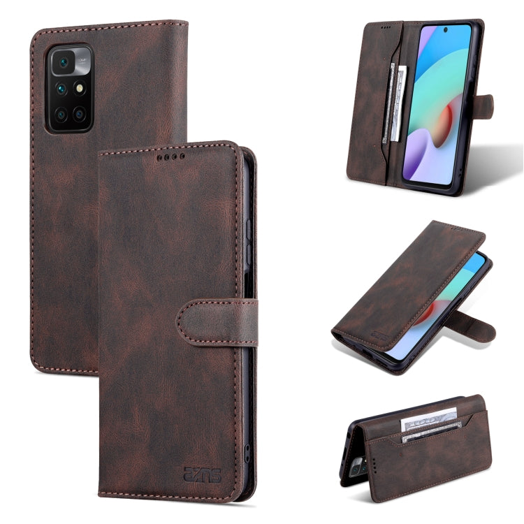 For Xiaomi Redmi 10 AZNS Dream II Skin Feel Horizontal Flip Leather Case