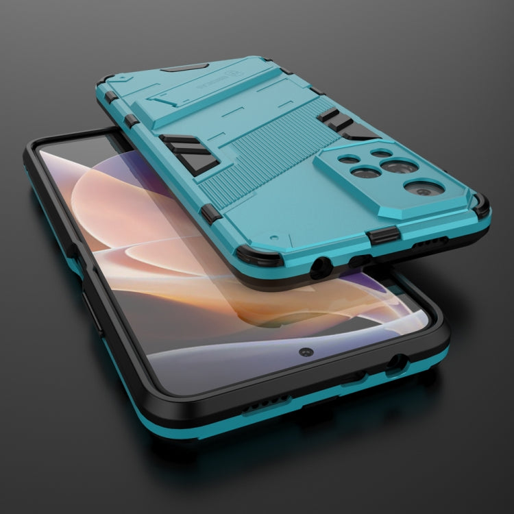 For Xiaomi Redmi Note 11 Pro / Note 11 Pro+ Punk Armor 2 in 1 PC + TPU Shockproof Phone Case with Invisible Holder