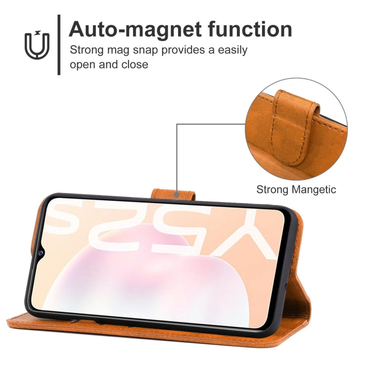 Leather Phone Case For vivo Y52s 5G CN Version/iQOO U3/U3x/Y31S 5G