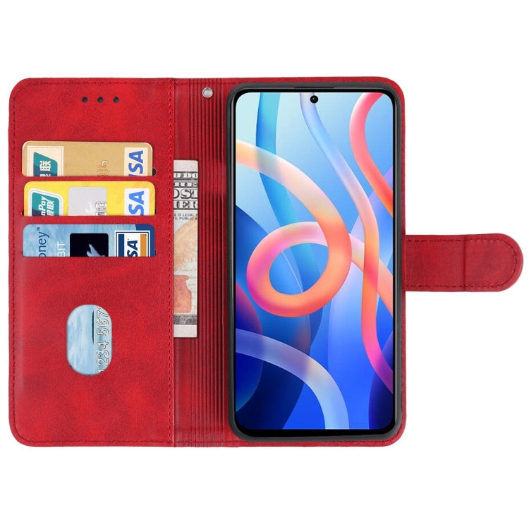 Leather Phone Case For Xiaomi Poco M4 Pro 5G