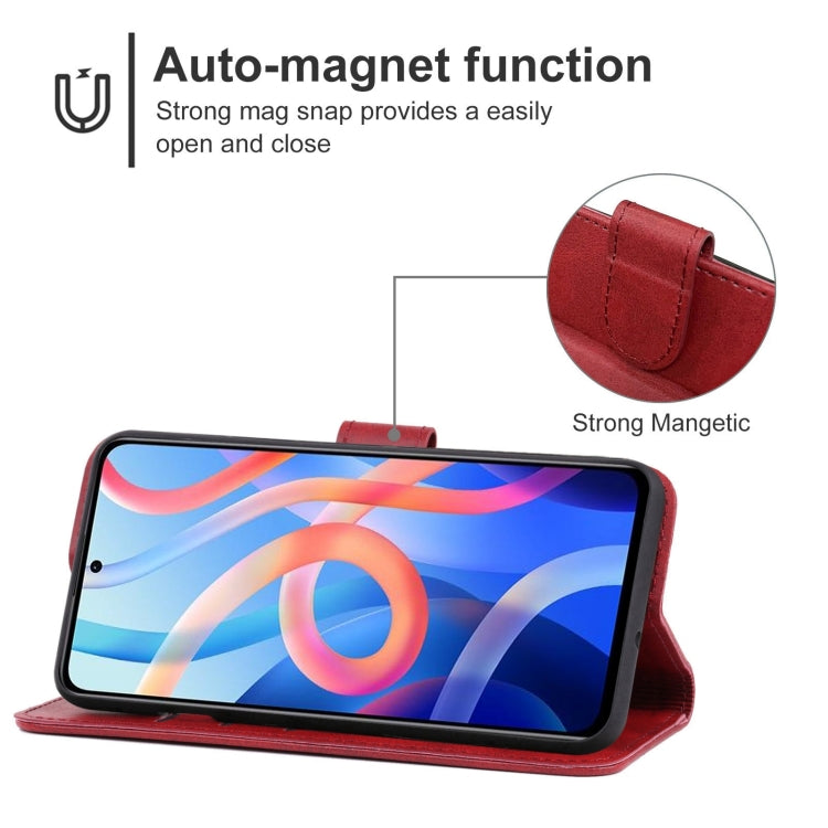 Leather Phone Case For Xiaomi Poco M4 Pro 5G