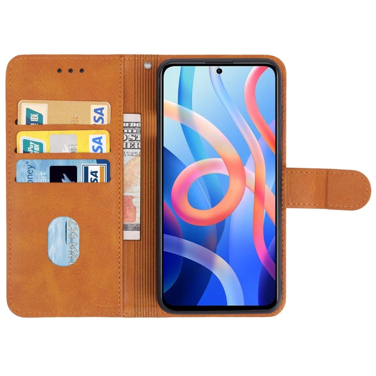 Leather Phone Case For Xiaomi Poco M4 Pro 5G