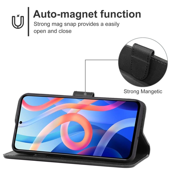 Leather Phone Case For Xiaomi Poco M4 Pro 5G