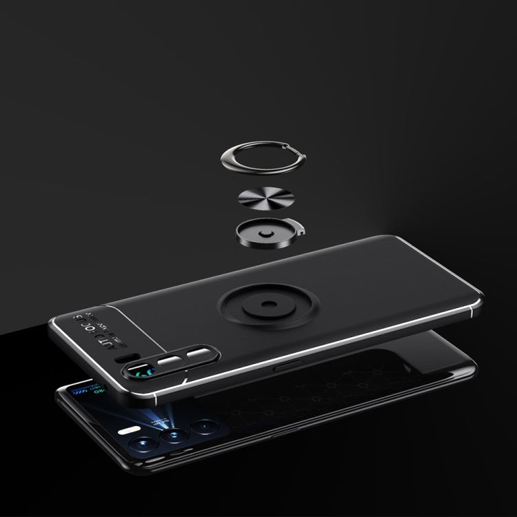 For OPPO K9 Pro Metal Ring Holder 360 Degree Rotating TPU Phone Case