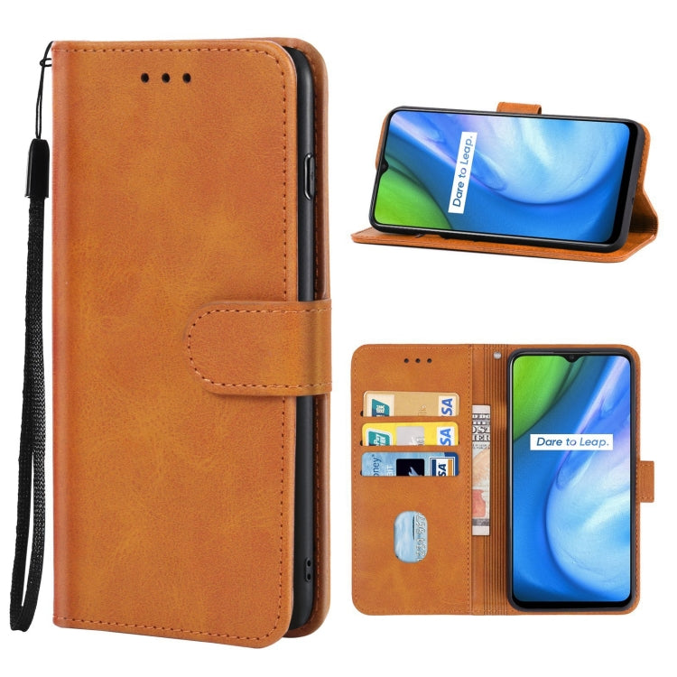 For OPPO Realme V3 / Realme Q2i Leather Phone Case