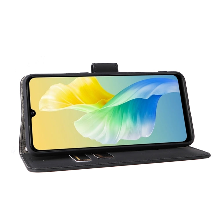 For vivo S10e / V23e Skin Feel Magnetic Buckle Calf Texture PU Phone Case