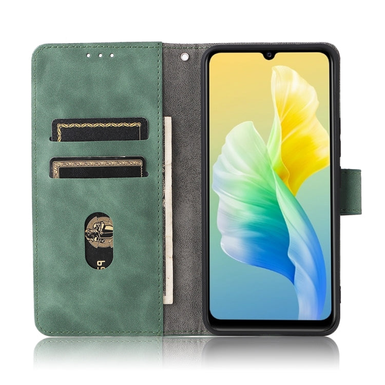 For vivo S10e / V23e Skin Feel Magnetic Buckle Calf Texture PU Phone Case