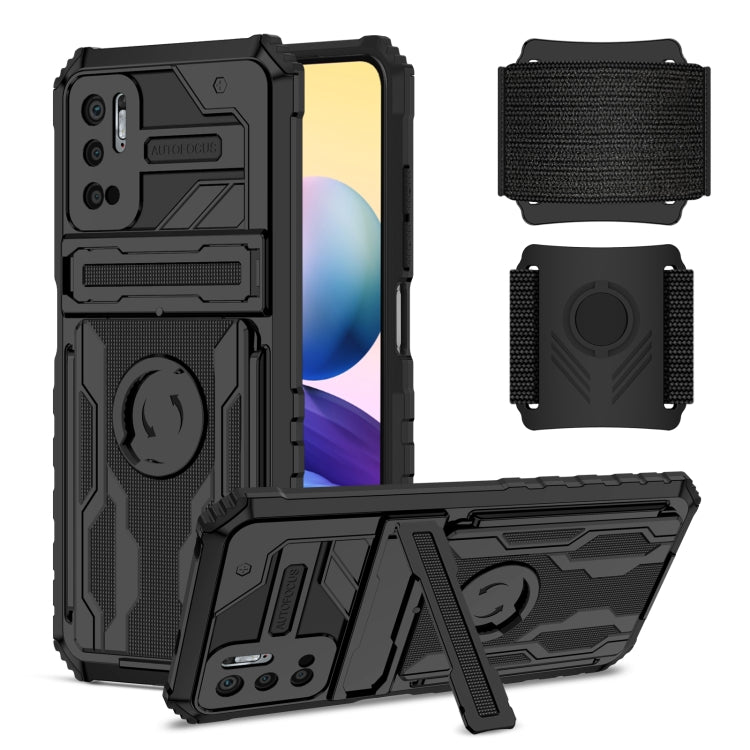For Xiaomi Redmi Note 10 5G Armor Wristband Phone Case