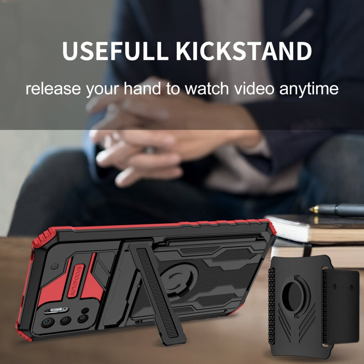 For Xiaomi Redmi Note 10 5G Armor Wristband Phone Case