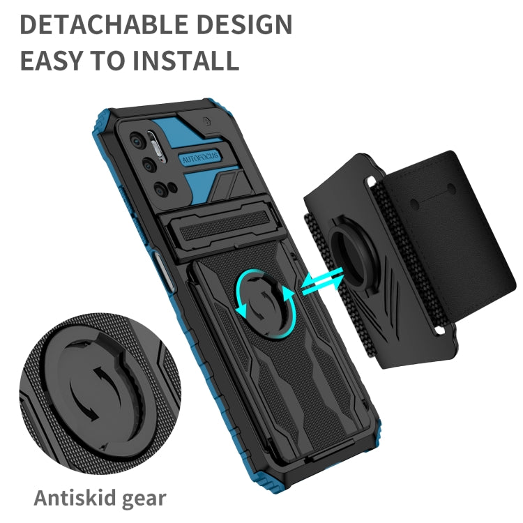 For Xiaomi Redmi Note 10 5G Armor Wristband Phone Case