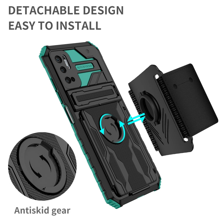 For Xiaomi Redmi Note 10 5G Armor Wristband Phone Case