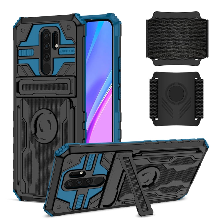 For Xiaomi Redmi 9 Armor Wristband Phone Case