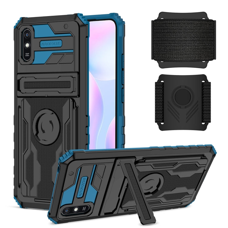 For Xiaomi Redmi 9A Armor Wristband Phone Case