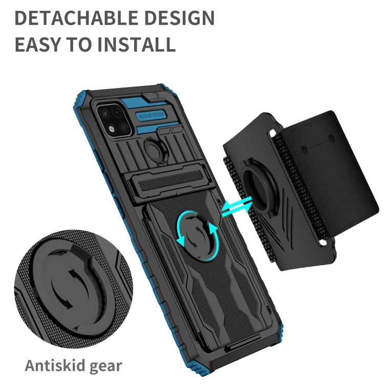 For Xiaomi Redmi 9C Armor Wristband Phone Case