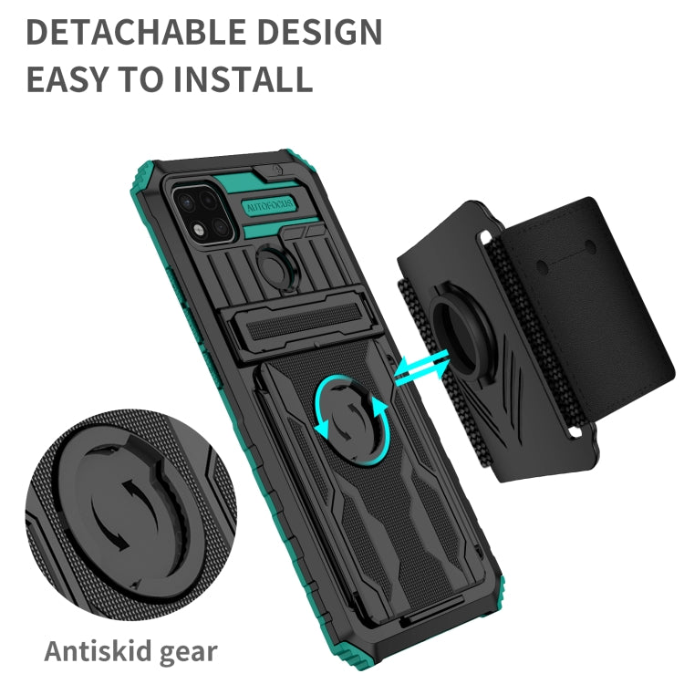For Xiaomi Redmi 9C Armor Wristband Phone Case