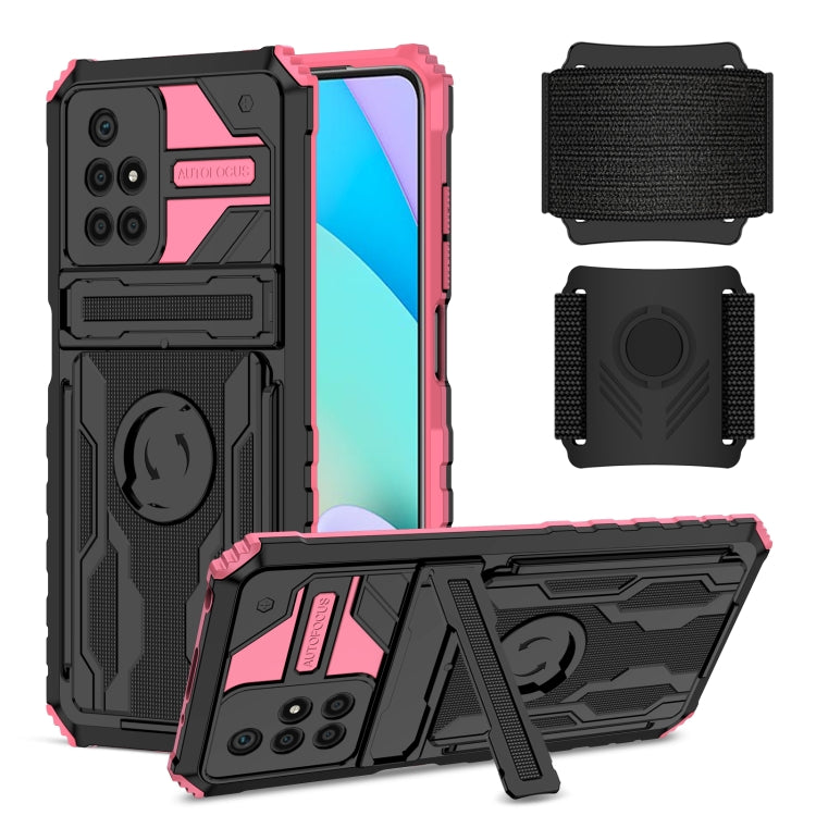 For Xiaomi Redmi 10 Armor Wristband Phone Case