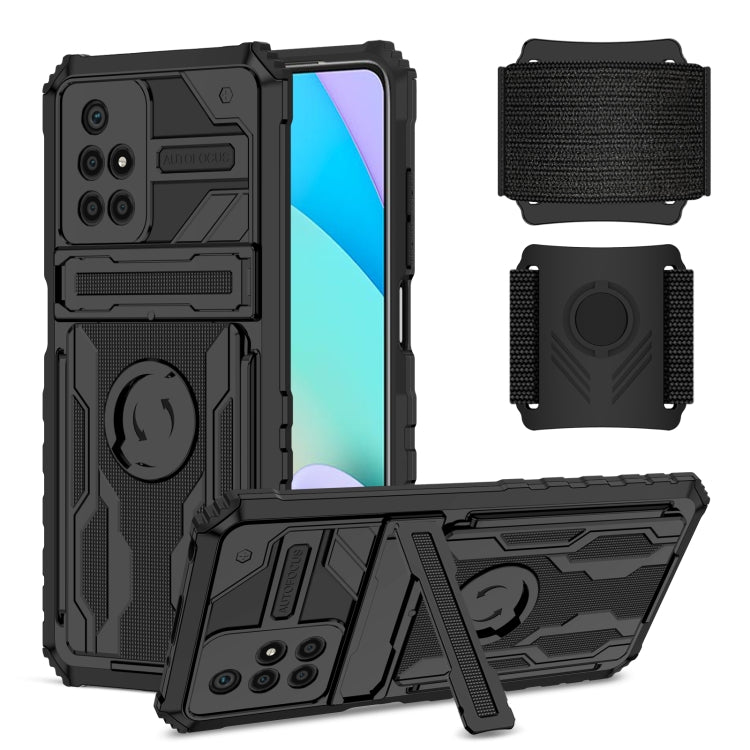 For Xiaomi Redmi 10 Armor Wristband Phone Case