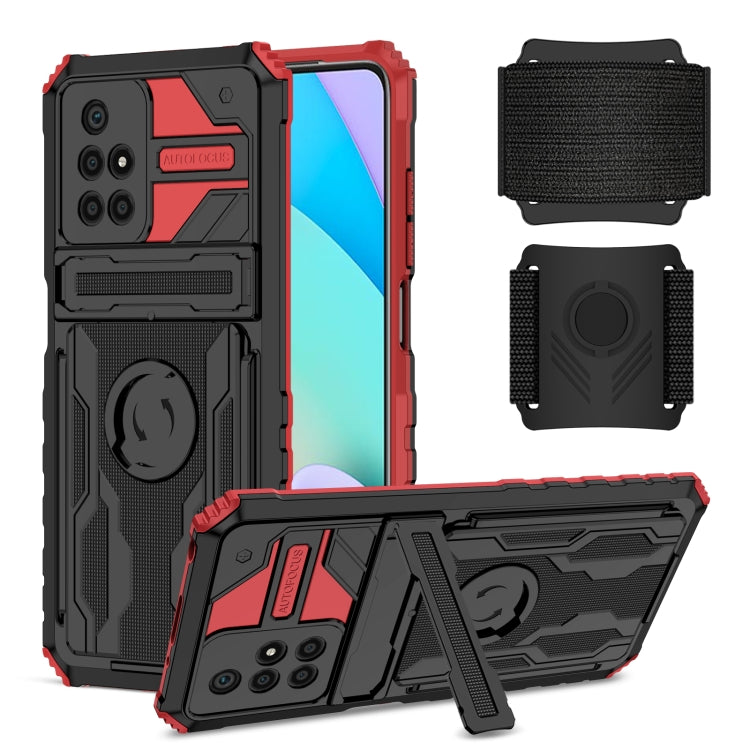 For Xiaomi Redmi 10 Armor Wristband Phone Case