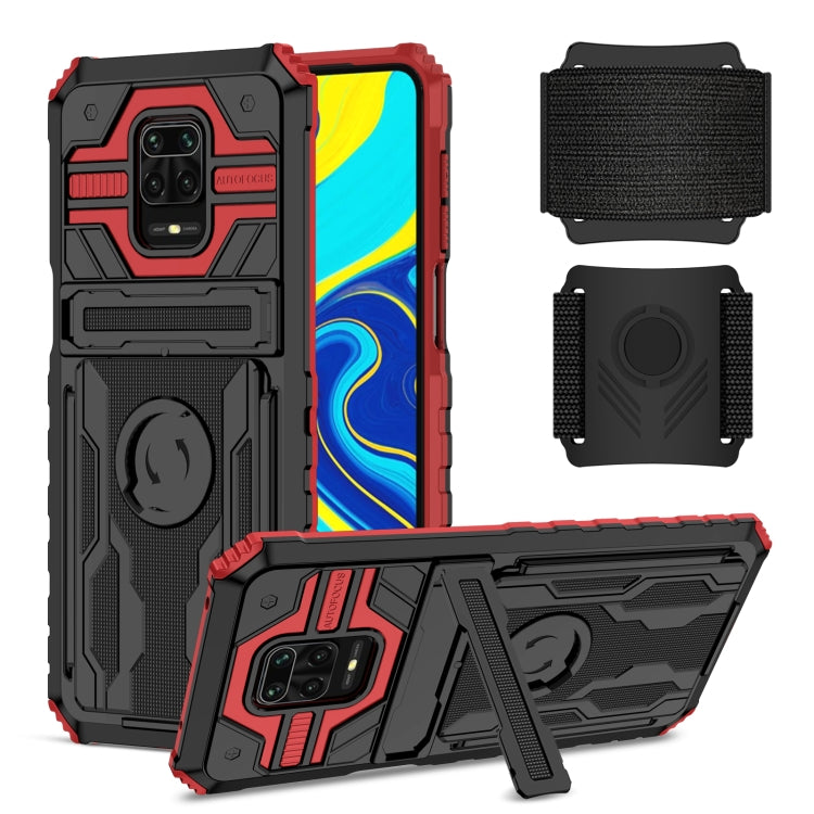 For Xiaomi Redmi Note 9S Armor Wristband Phone Case