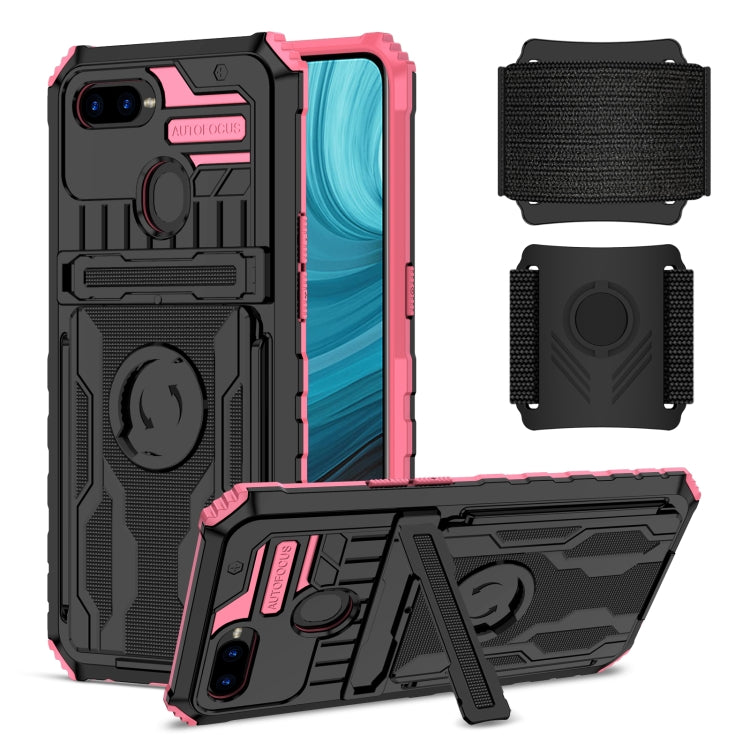 For OPPO A7 / A5s Armor Wristband Phone Case