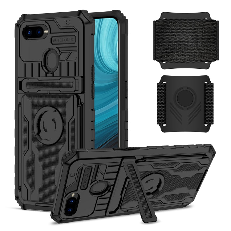 For OPPO A7 / A5s Armor Wristband Phone Case