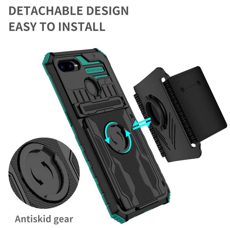For OPPO A7 / A5s Armor Wristband Phone Case