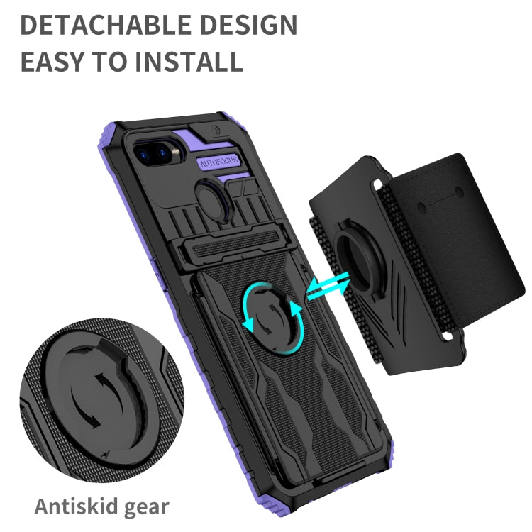 For OPPO A7 / A5s Armor Wristband Phone Case
