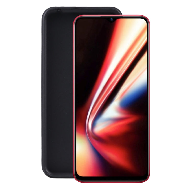 TPU Phone Case For Realme 5s / 5 / 5i / 6i / Narzo 20A(Frosted Black)