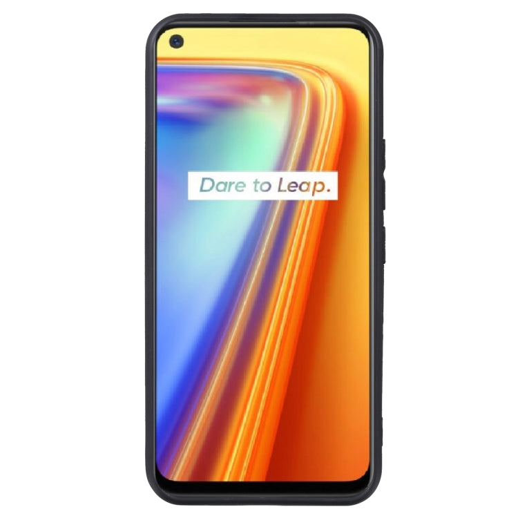TPU Phone Case For OPPO Realme 7 Asia(Frosted Black)