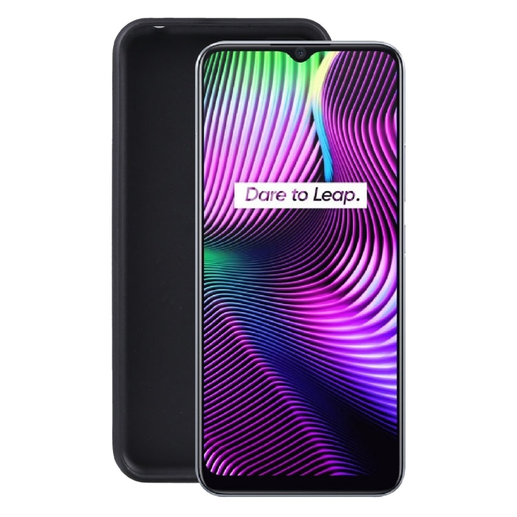 TPU Phone Case For OPPO Realme 7i Global(Frosted Black)