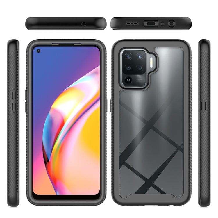 For OPPO A94 Starry Sky Solid Color Series Shockproof PC + TPU Phone Case