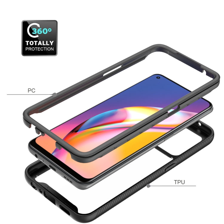 For OPPO A94 Starry Sky Solid Color Series Shockproof PC + TPU Phone Case