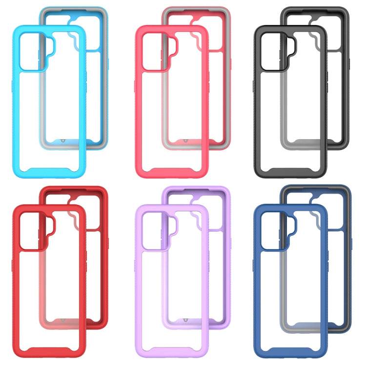 For OPPO A94 Starry Sky Solid Color Series Shockproof PC + TPU Phone Case