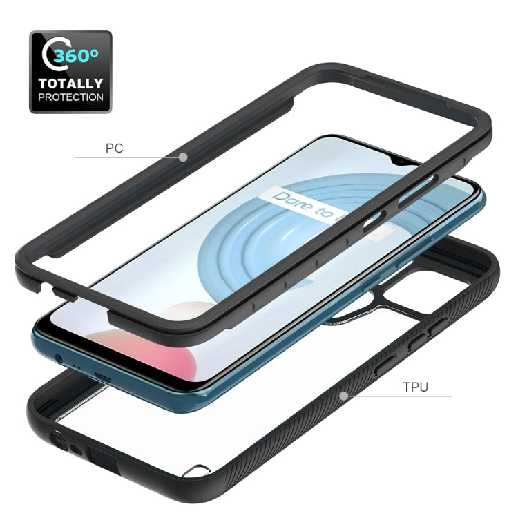 For OPPO Realme C21Y Starry Sky Solid Color Series Shockproof PC + TPU Phone Case