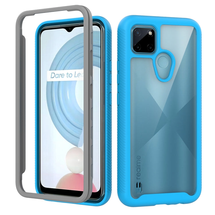 For OPPO Realme C21Y Starry Sky Solid Color Series Shockproof PC + TPU Phone Case