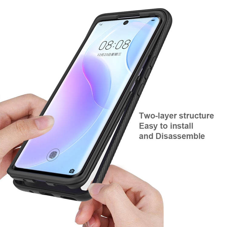 For Huawei nova 8 Starry Sky Solid Color Series Shockproof PC + TPU Phone Case