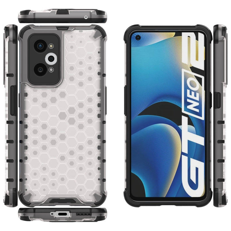 For OPPO Realme GT Neo2 5G Shockproof Honeycomb PC + TPU Phone Case