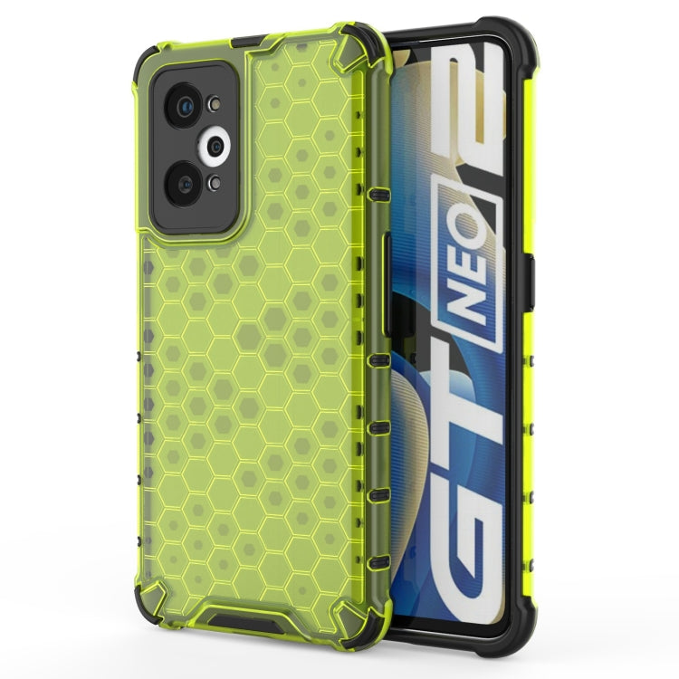 For OPPO Realme GT Neo2 5G Shockproof Honeycomb PC + TPU Phone Case